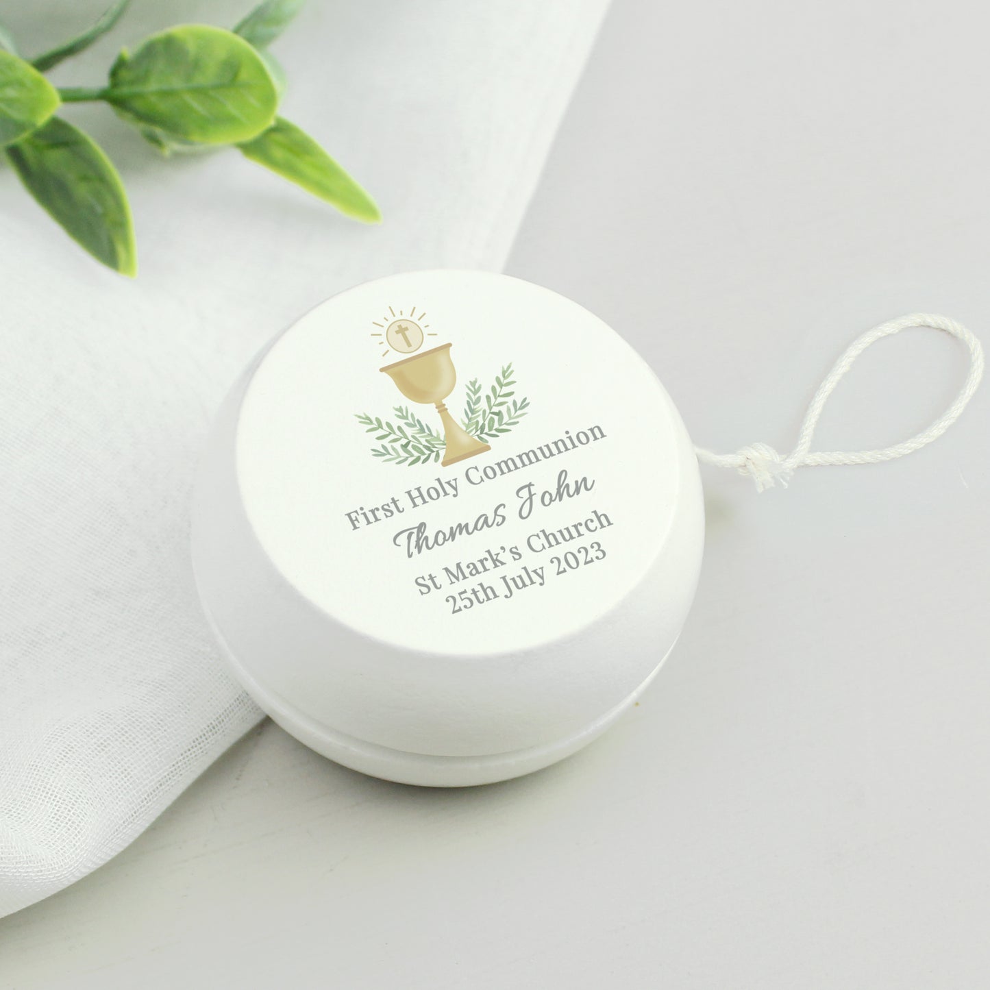 First Holy Communion Wooden Yoyo