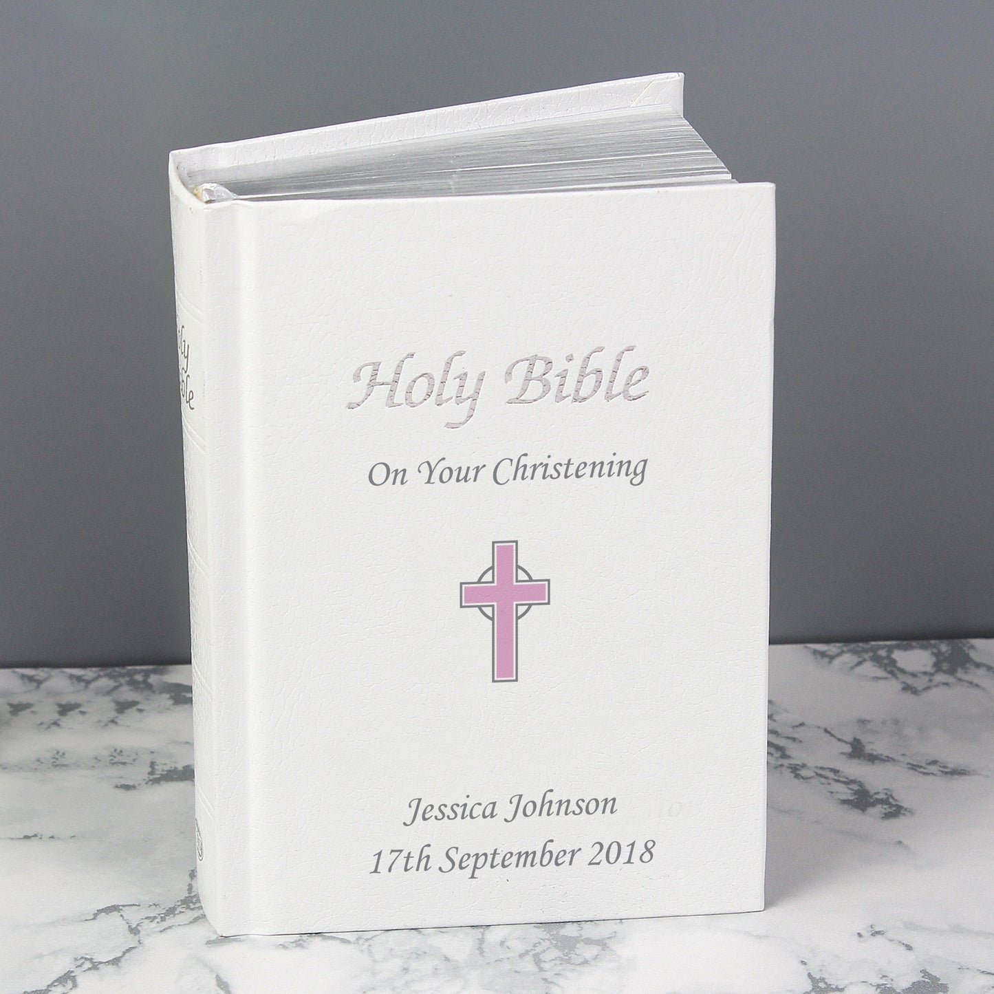 Pink Cross Bible