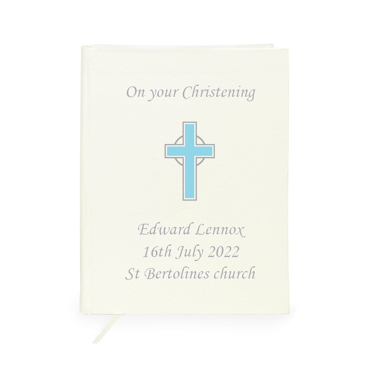 Eco Friendly Blue Cross Bible