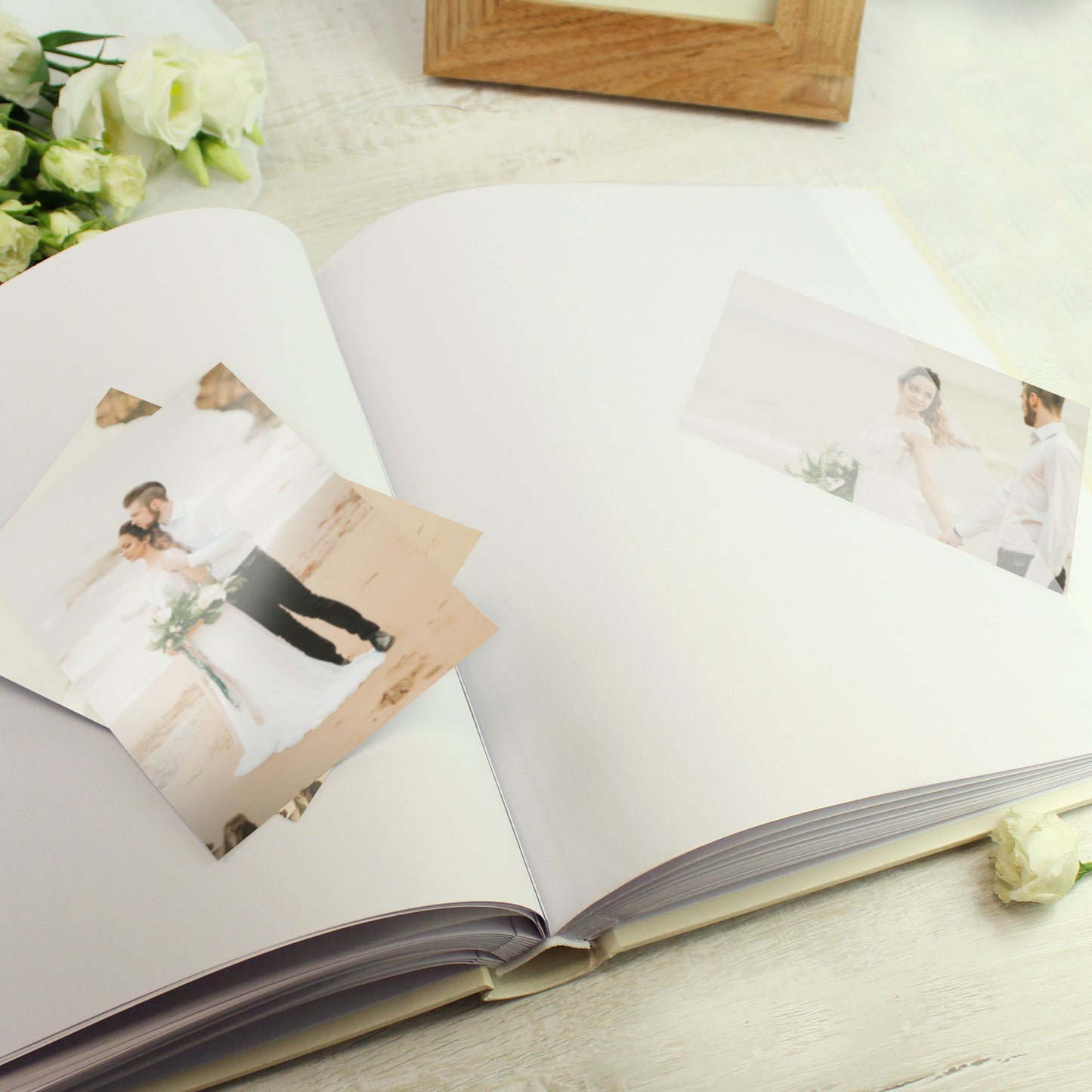 Floral Watercolour Satin Finish Traditional Photo Album