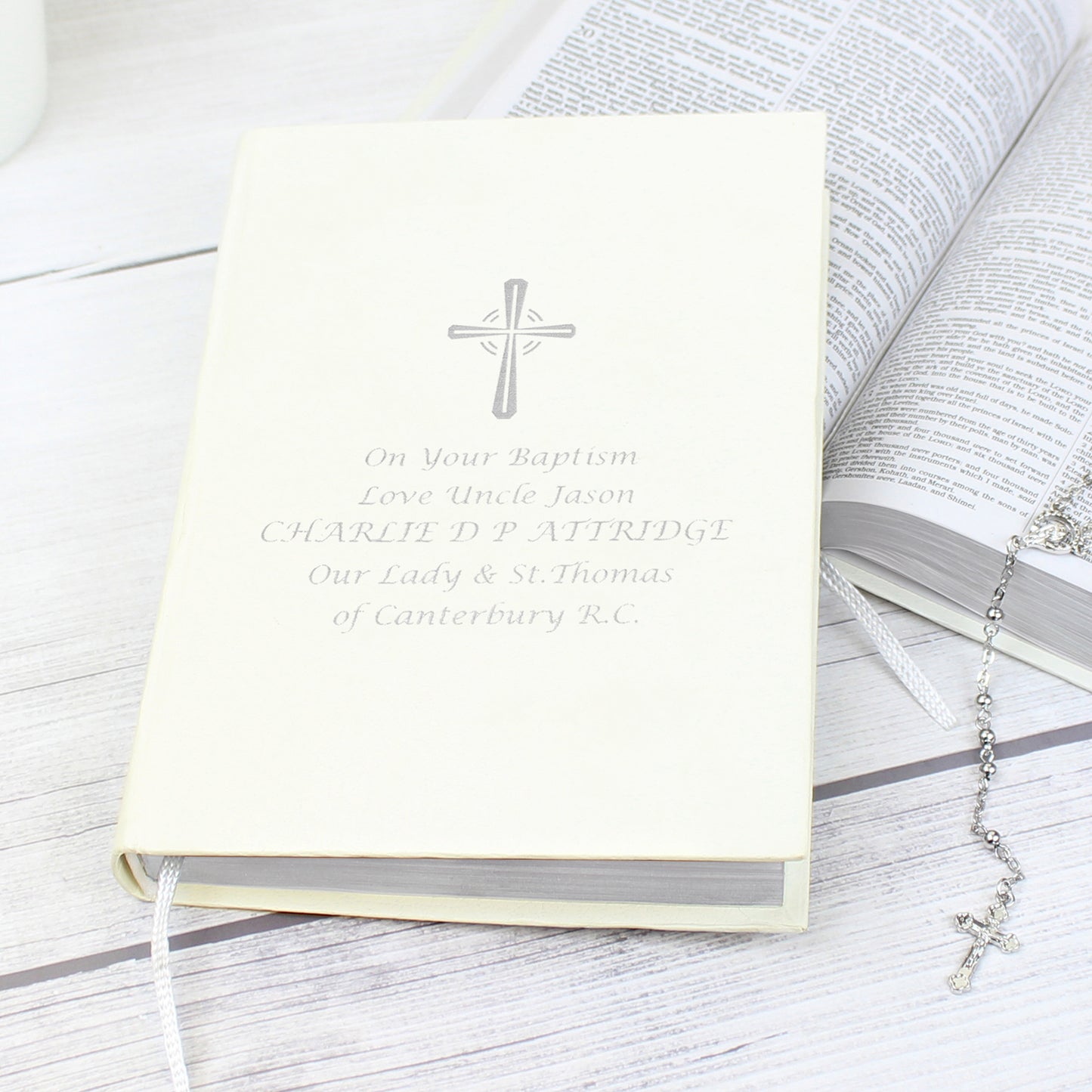 Eco Friendly Bible Silver Companion Holy Bible