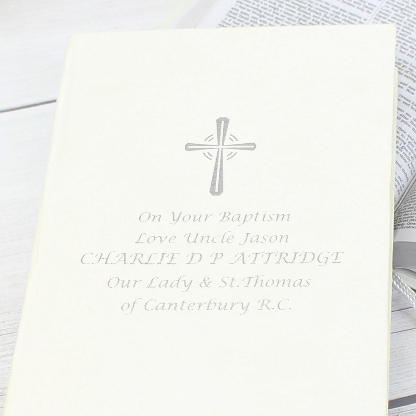 Eco Friendly Bible Silver Companion Holy Bible