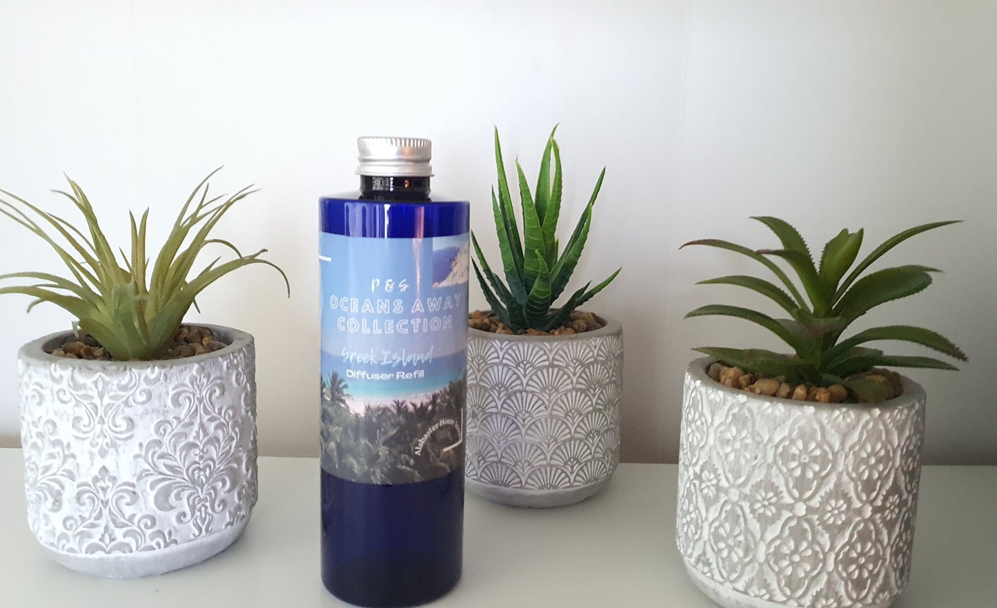 Tropical Oceans Away Diffuser Refill Oil, Large Size 250ml - Greek Island