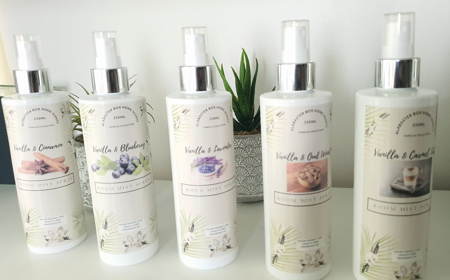 Vanilla Infused Highly Scented Room Spray - 7 Scents