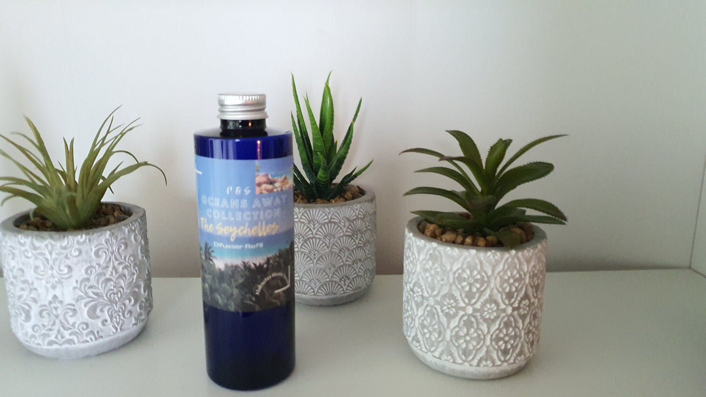 Tropical Oceans Away Diffuser Refill Oil, Large Size 250ml or 500ml - 20 Fragrances