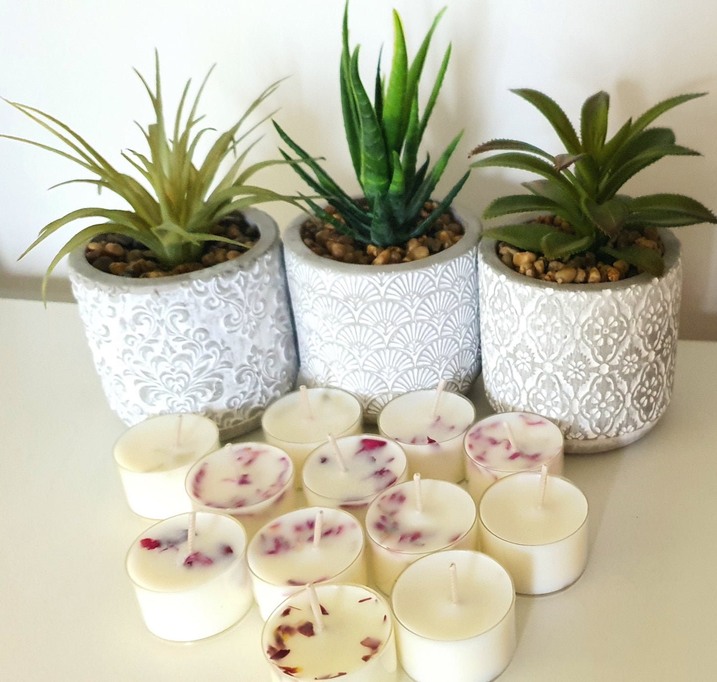 Botanical Infused Petals Essential Oil Scented Candles, 18 Pack