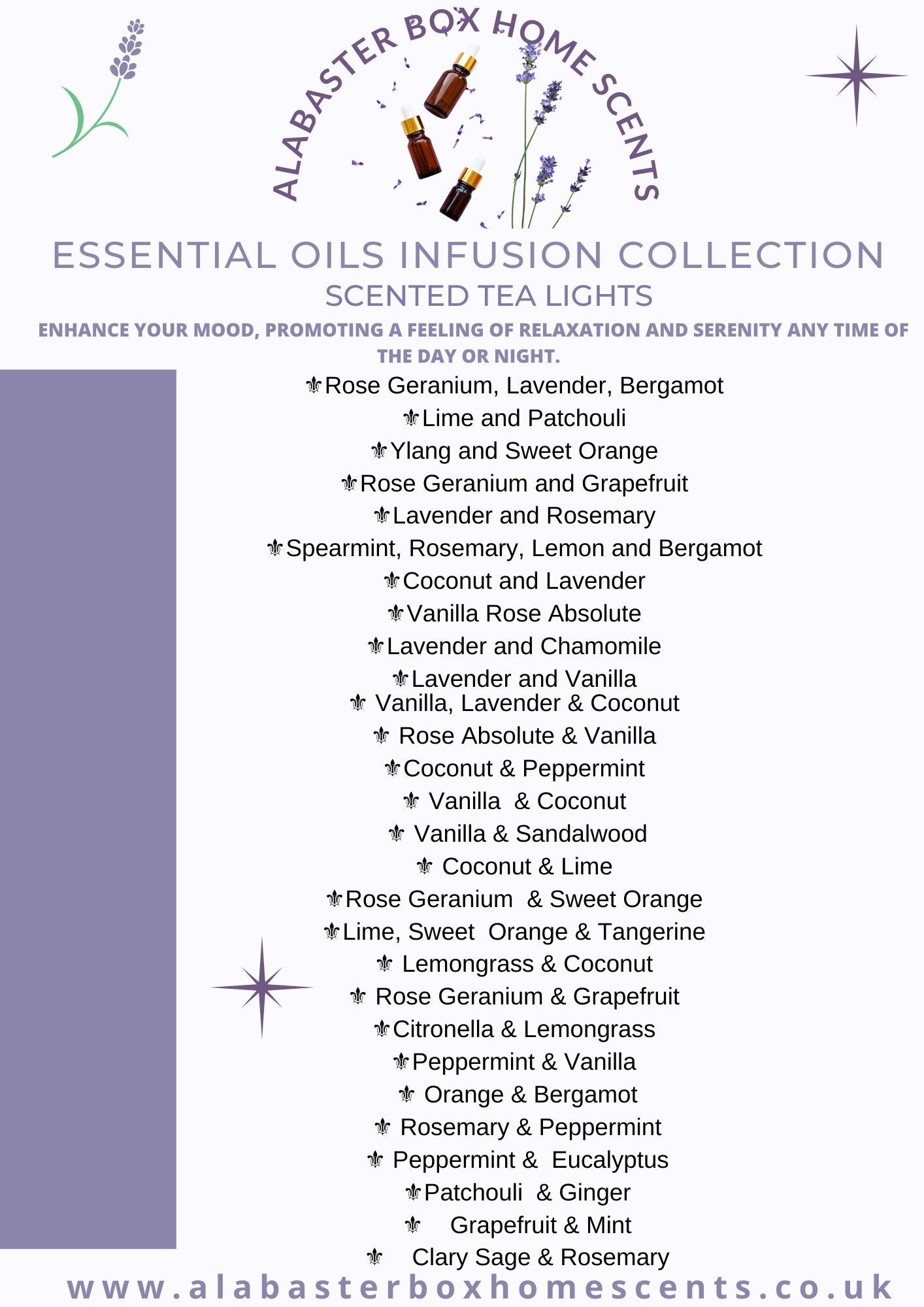 Botanical Infused Petals Essential Oil Scented Candles, 18 Pack