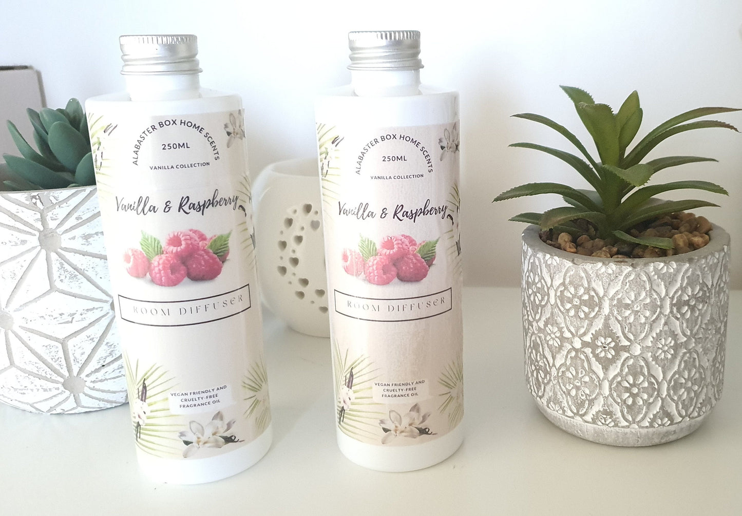 Set of 2 Vanilla Infused Reed Diffusers - 7 Scents