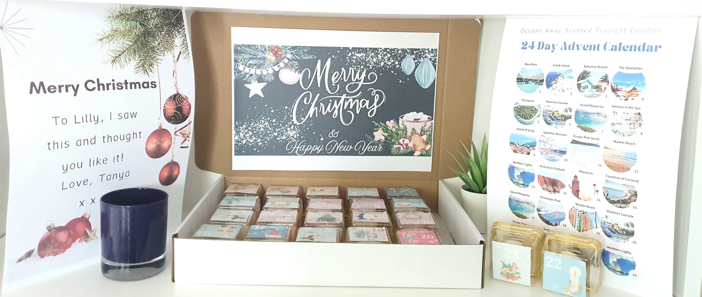 Scented candles, Christmas Candles, Scented tealights