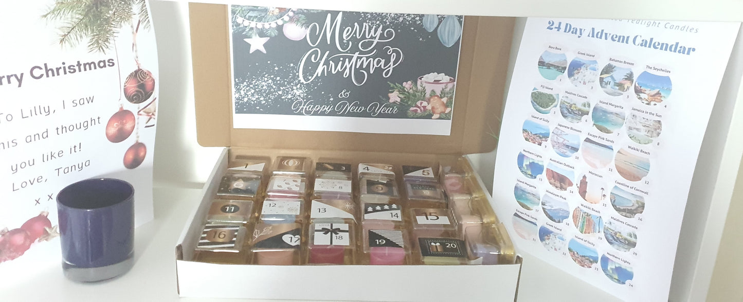 Christmas Tea Light Candles, Long Lasting Tea Lights 