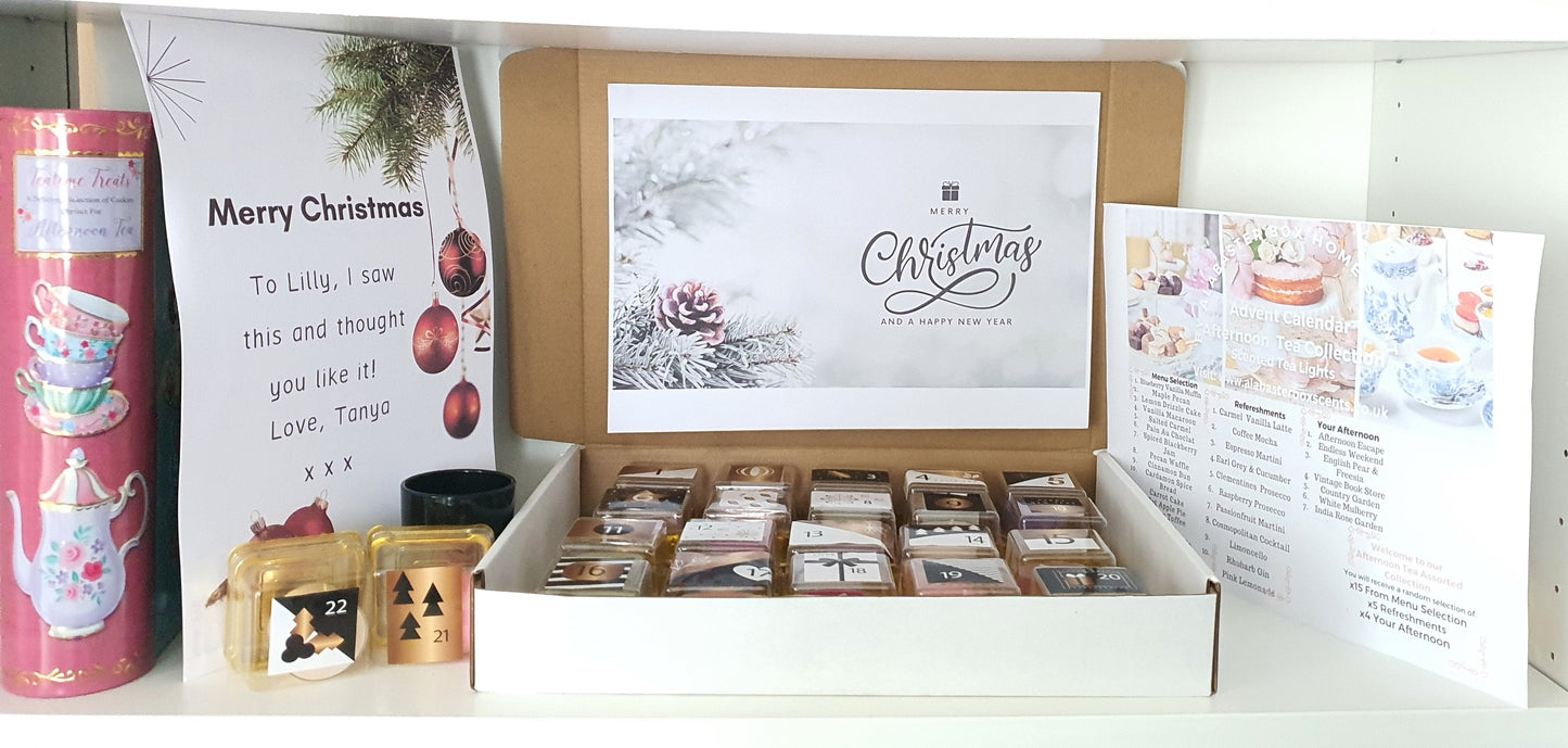 Bakery Scented Tea Light Candles 24 Day Advent Calendar