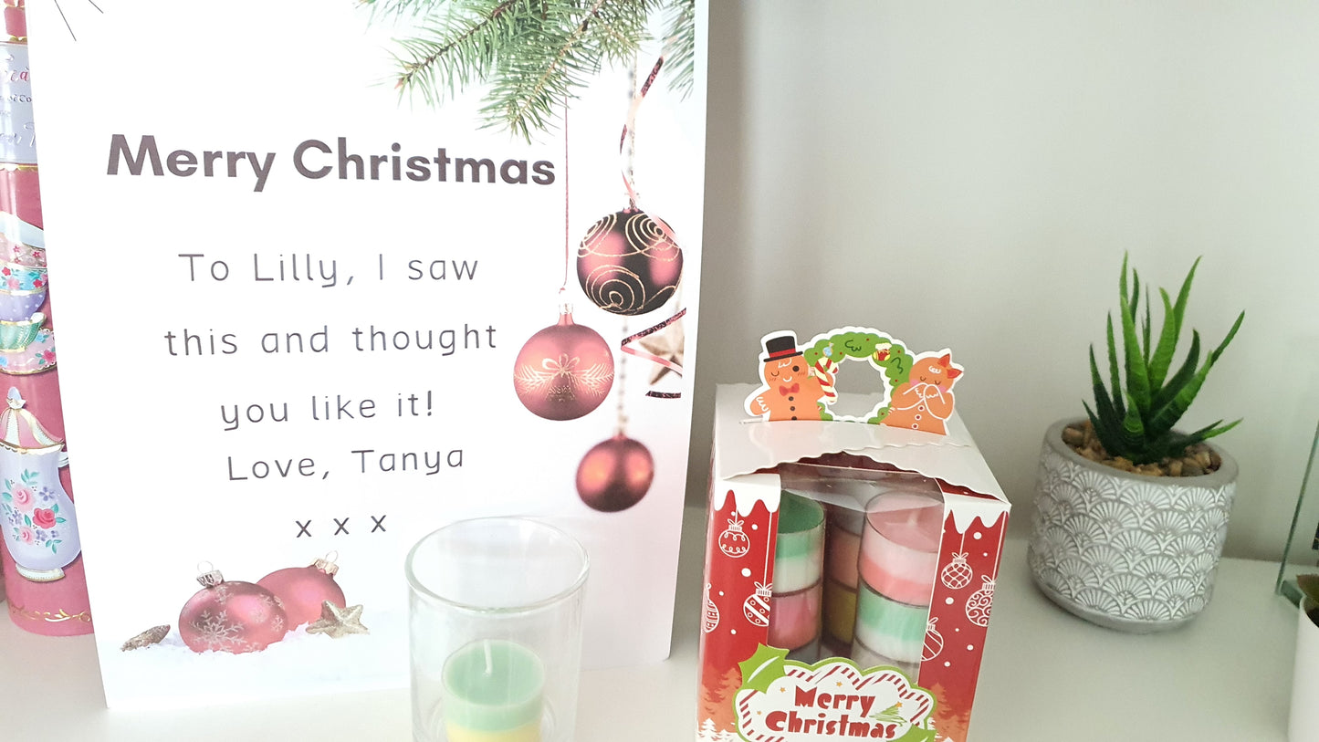21 Scented Christmas Candles, Scented Candles Gift Set