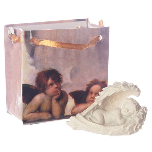 Cherub in Angel Wings Figure in a Mini Gift Bag - Wedding Favours
