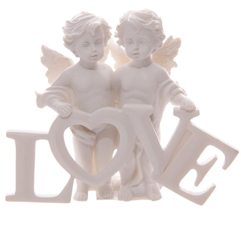 LOVE Cherubs Pair Holding