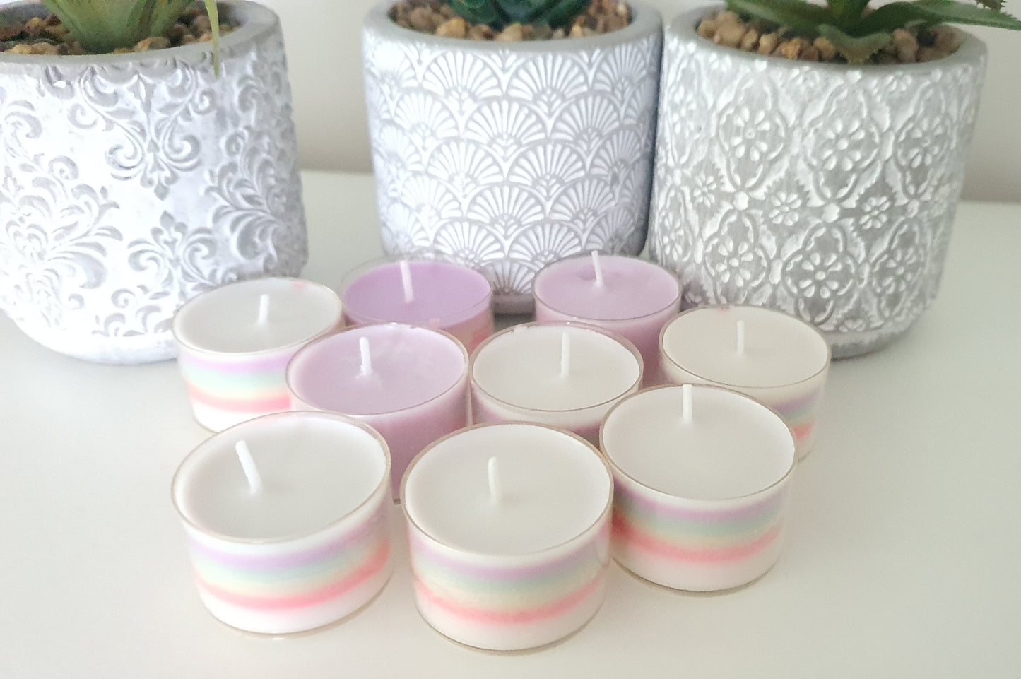 Set of small candles 