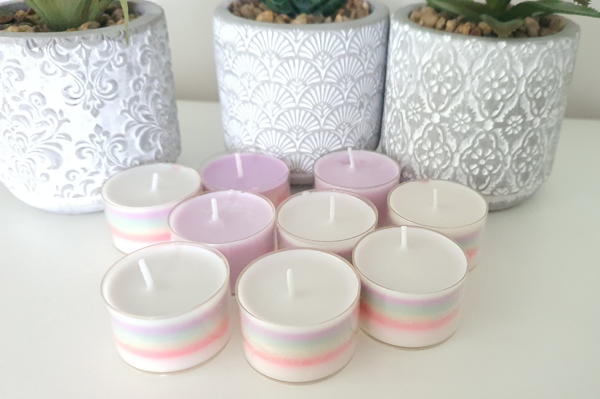 Set of small candles 