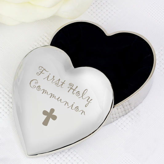 First Holy Communion Heart Trinket Box