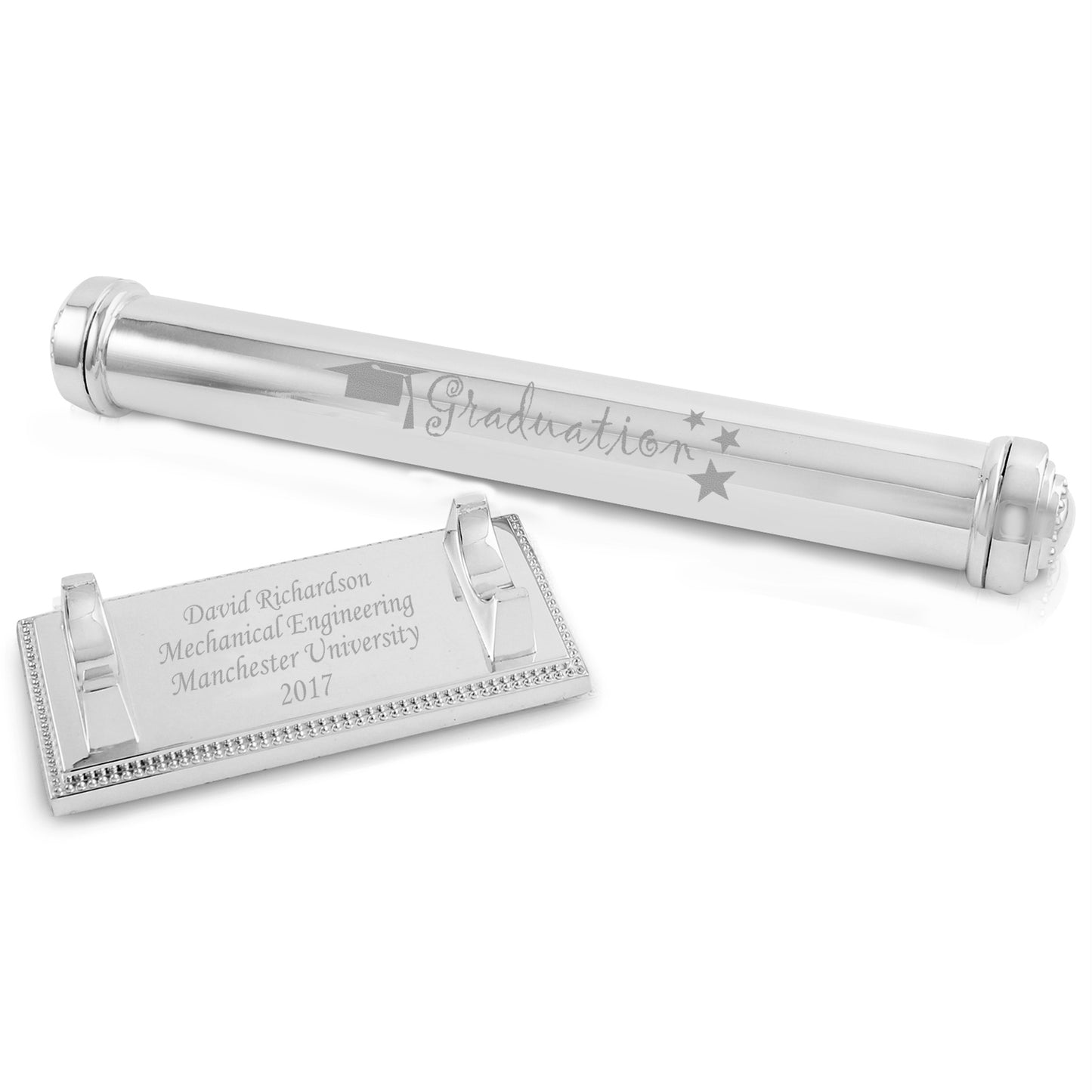Graduation Silver Plated Certificate Holder