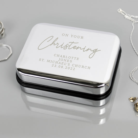 Christening Necklace Box