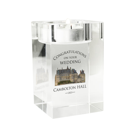 Optic Tealight Holder - Bespoke Wedding Gifts