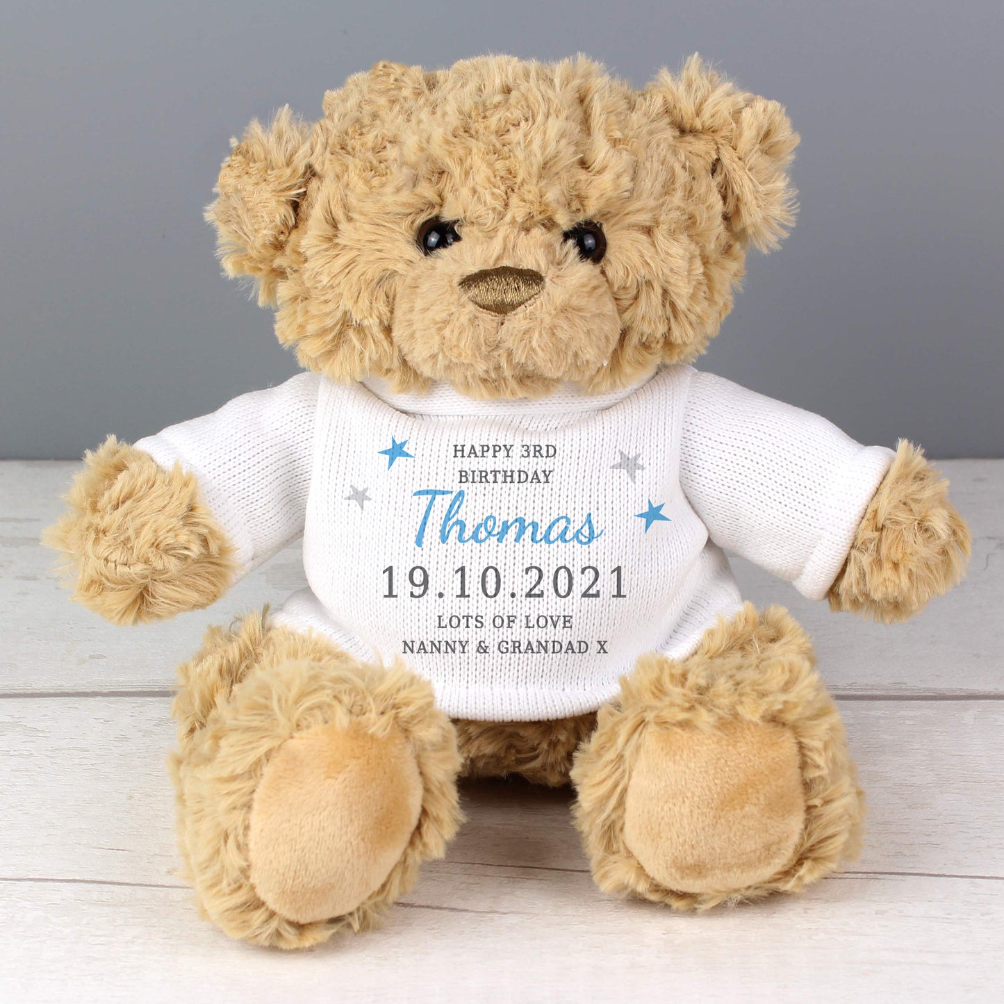 Boys Free Text Teddy Bear