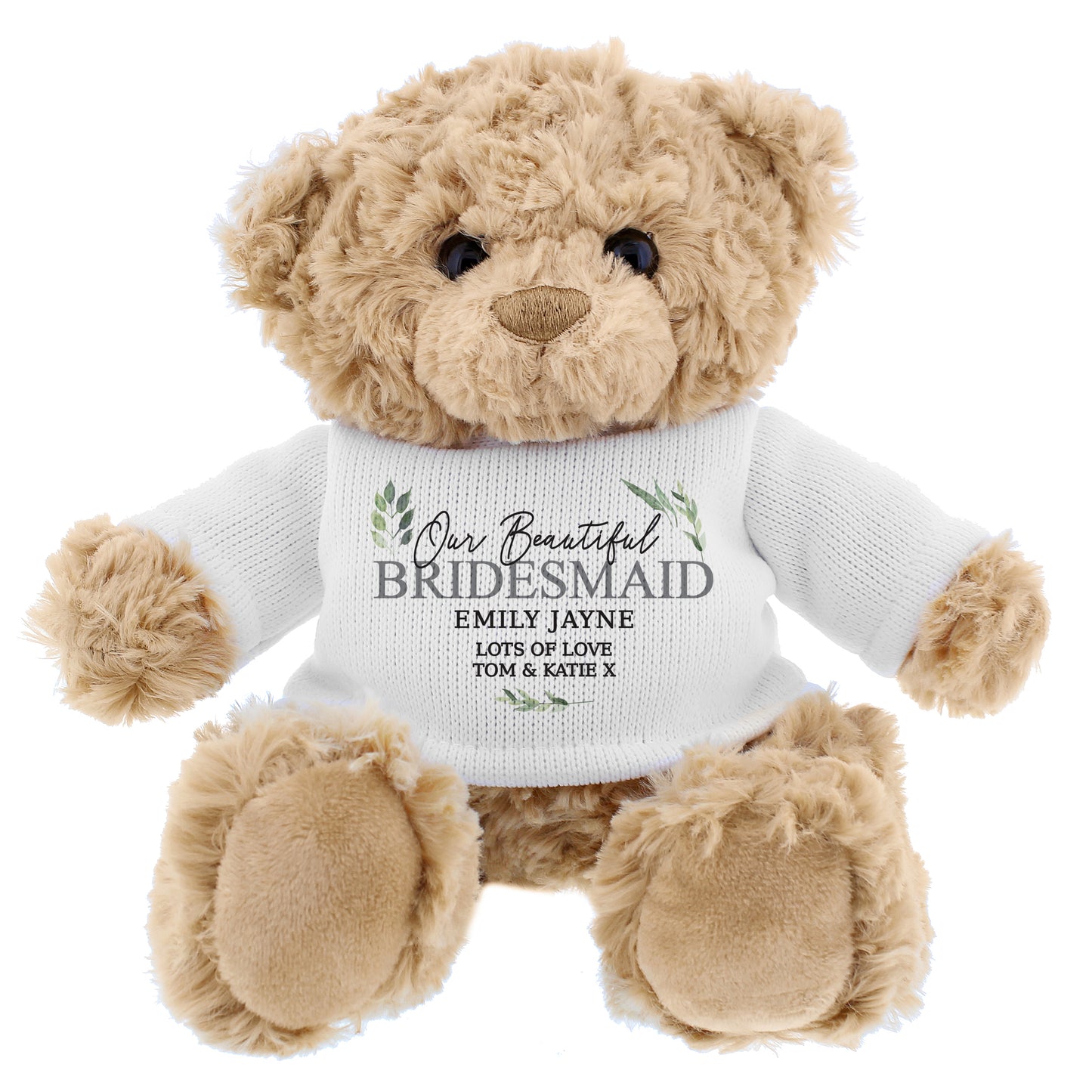 Botanical Floral Teddy Bear