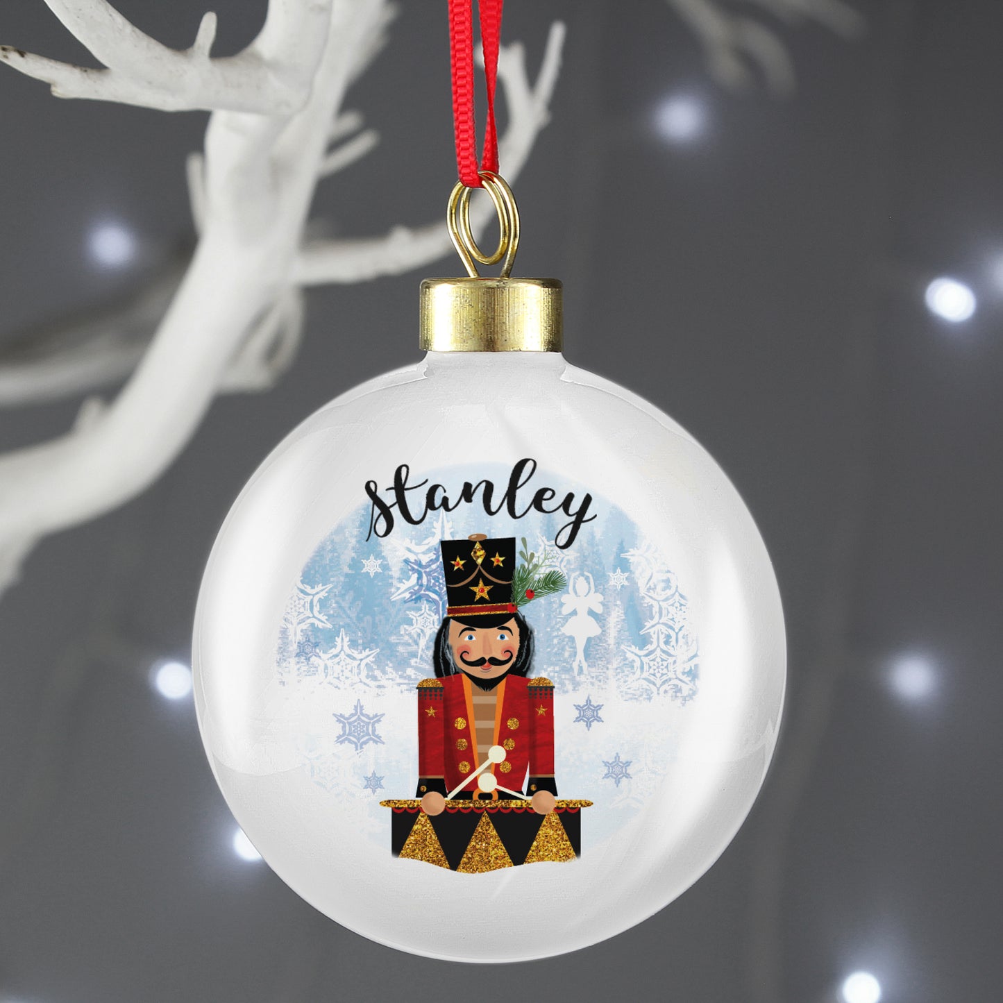 Personalise Christmas Nutcracker Bauble