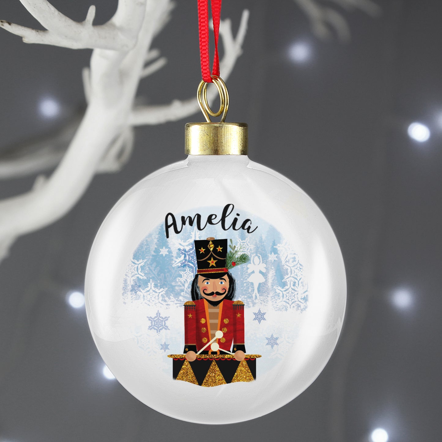 Personalise Christmas Nutcracker Bauble