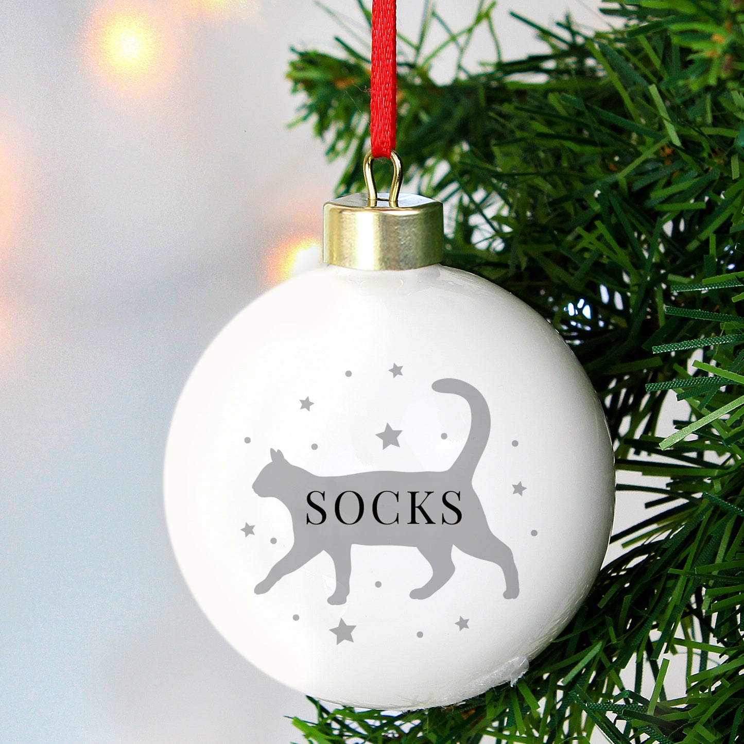 Personalised Cat Bauble