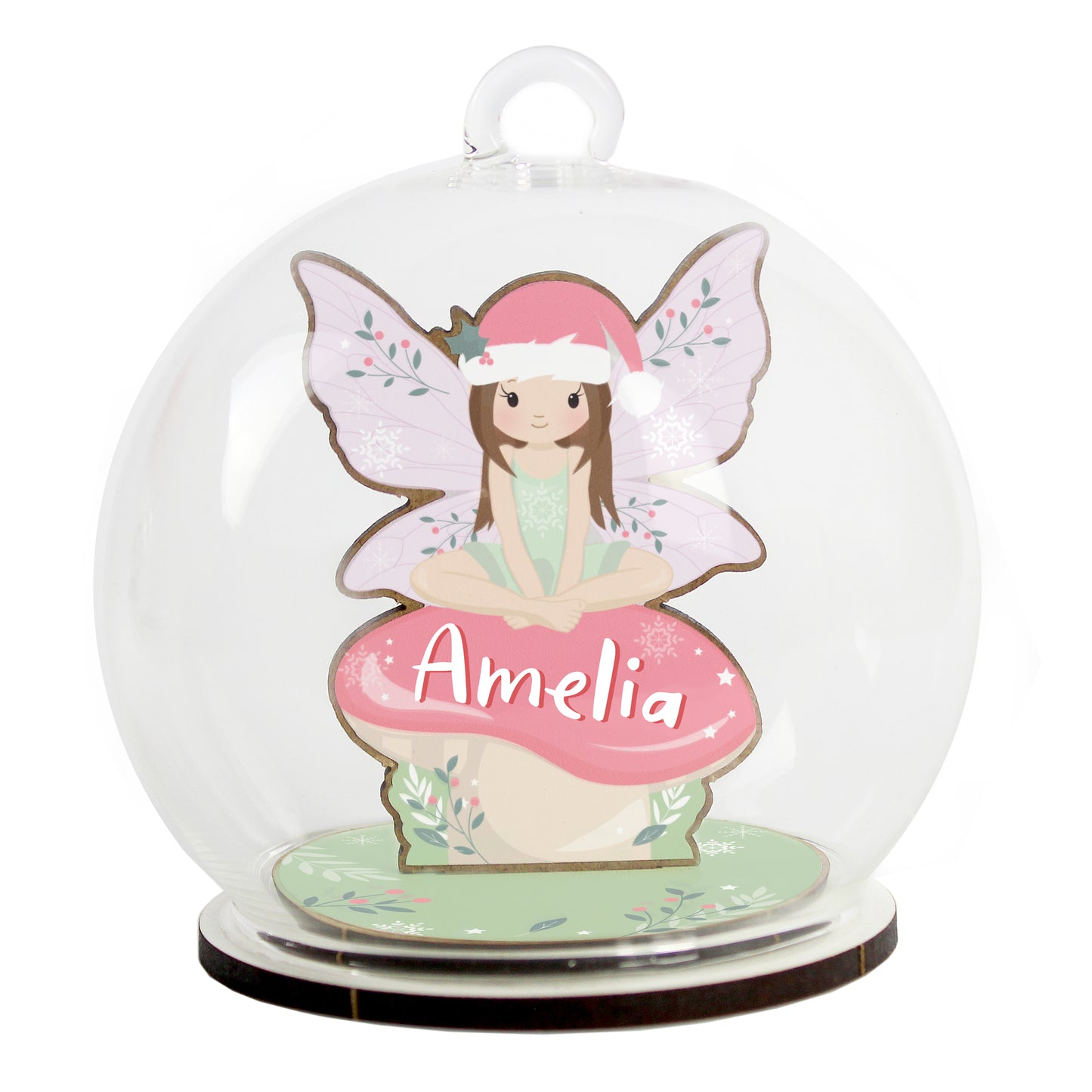 This Personalised Fairy Glass Bauble