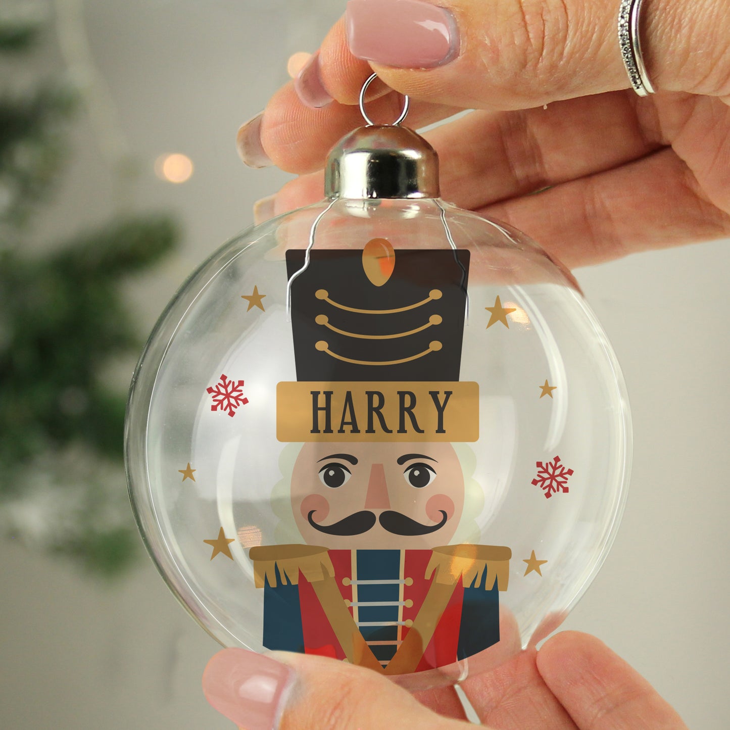 Christmas Glass Bauble - Nutcracker