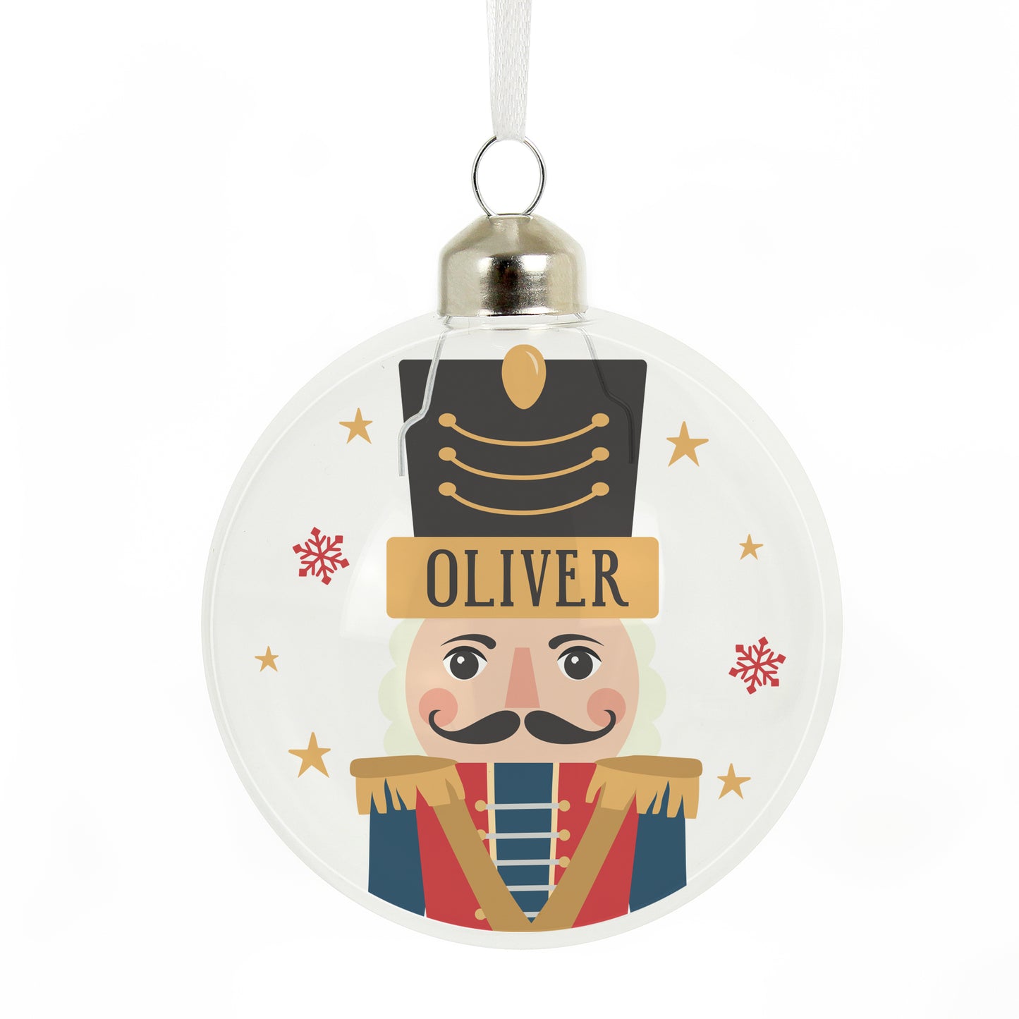 Christmas Glass Bauble - Nutcracker