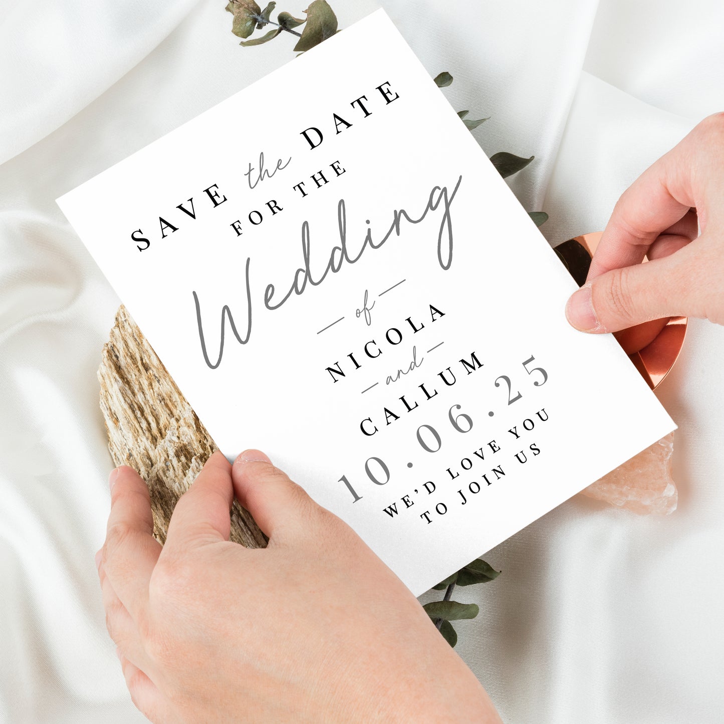 Personalised Wedding Save the Dates Wedding Invitations