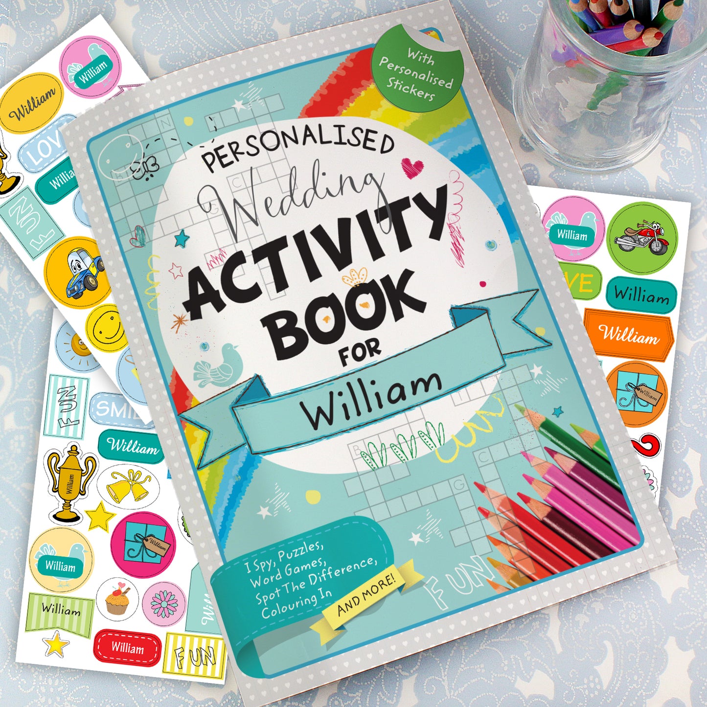 Personalised Activity Book with Stickers