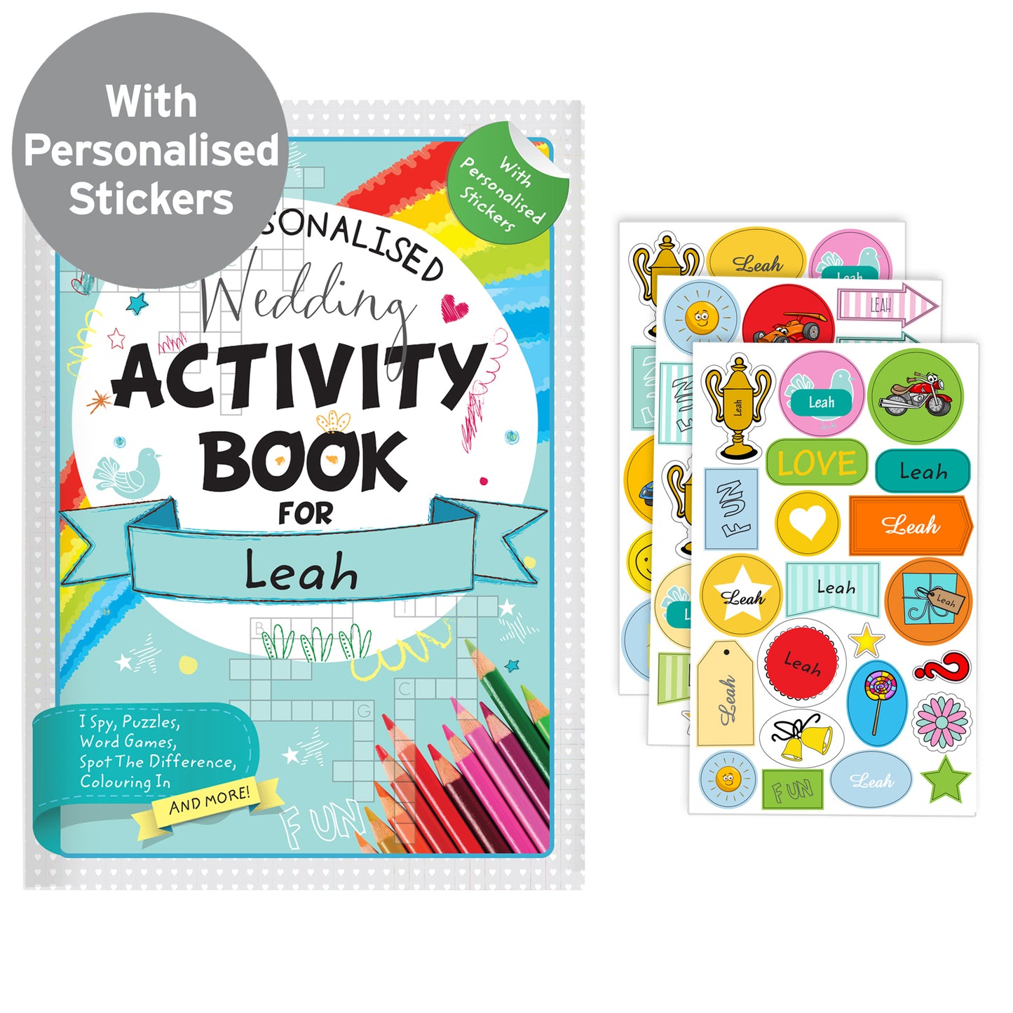 Personalised Activity Book with Stickers