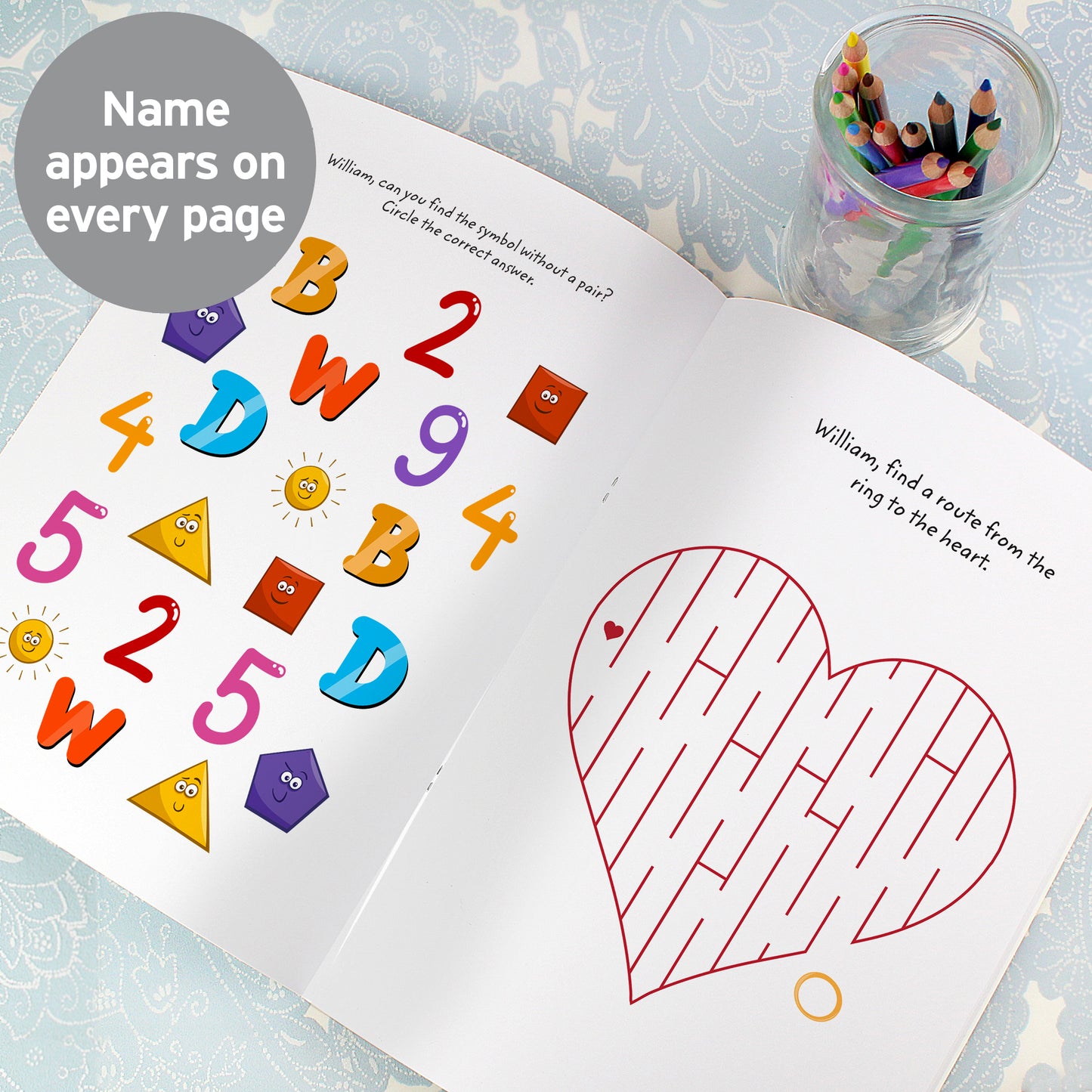 Personalised Activity Book with Stickers