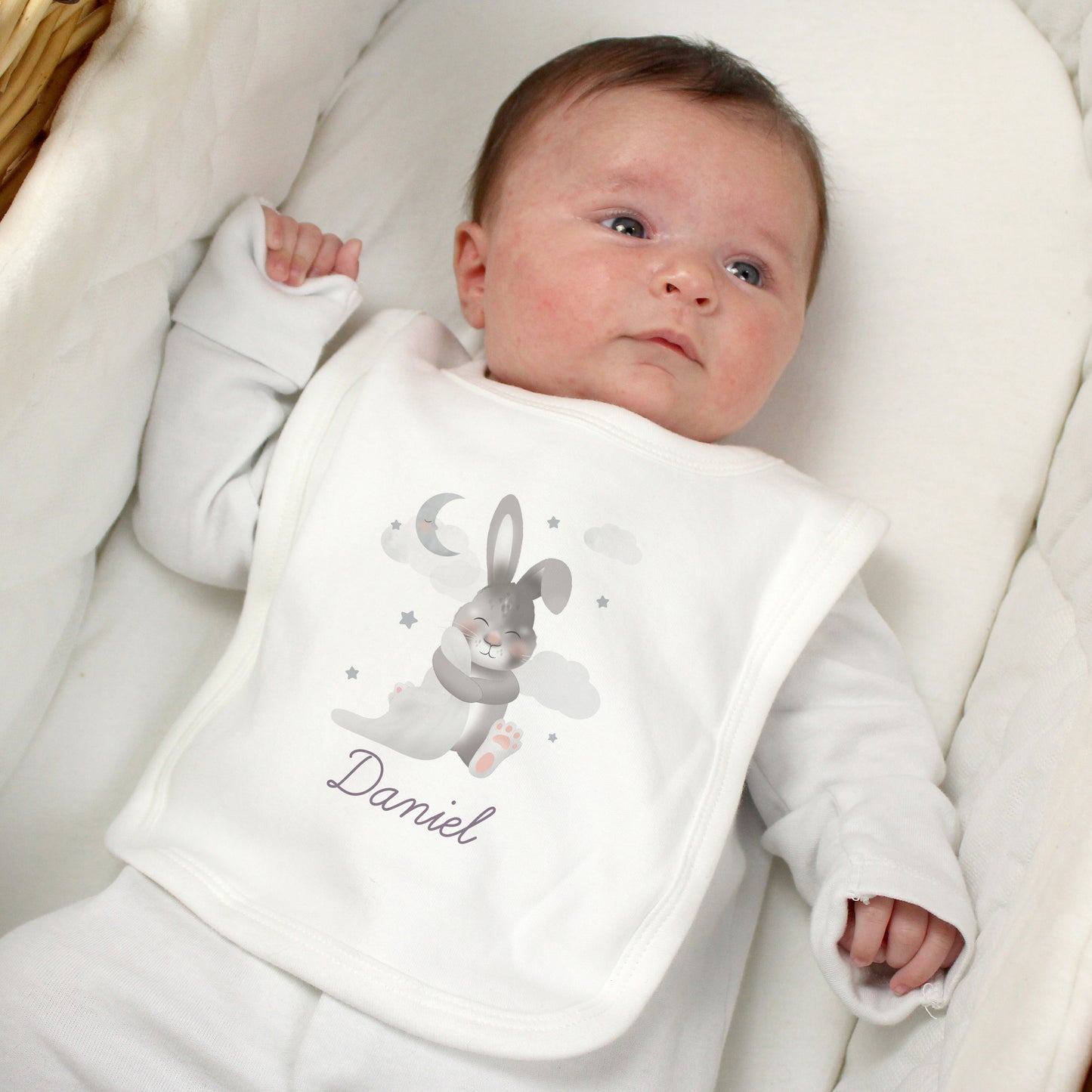 3PC Baby Bunny Babygrow & Bib Set - 0-3 Months