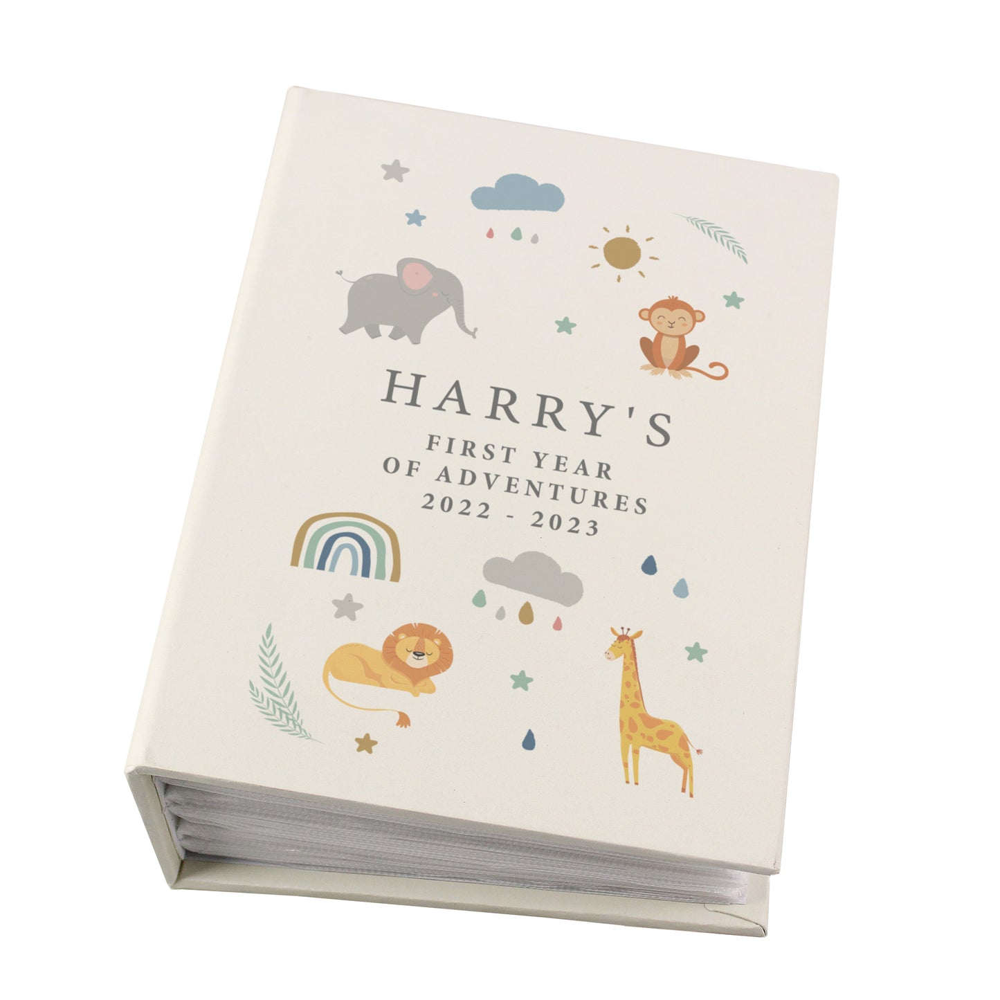 Safari Animals 6x4 Photo Album with Sleeves