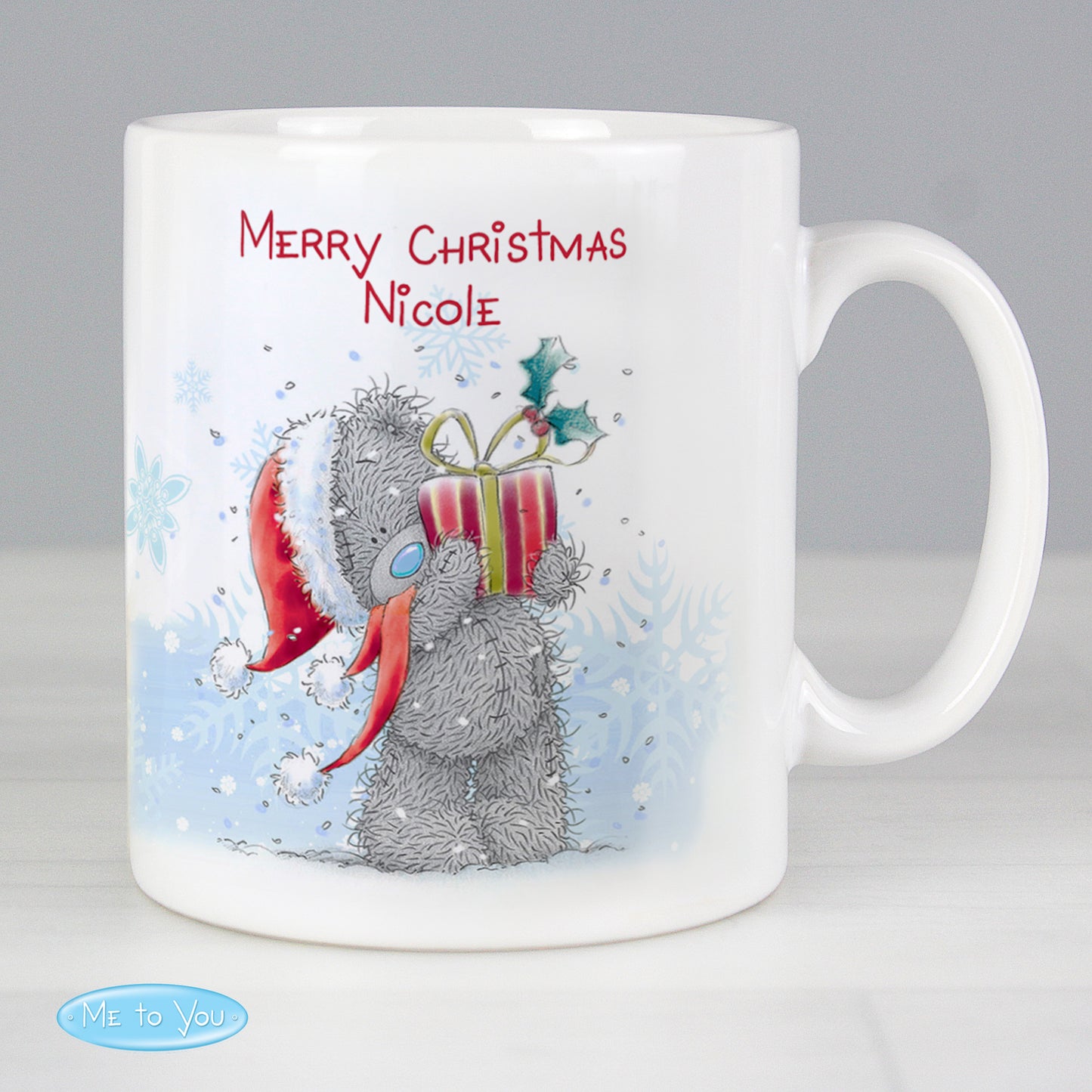Personalised Me To You Christmas Present Mug