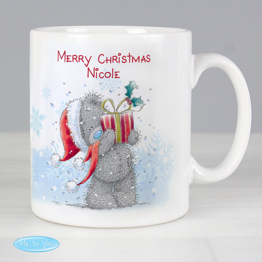 Personalised Me To You Christmas Present Mug