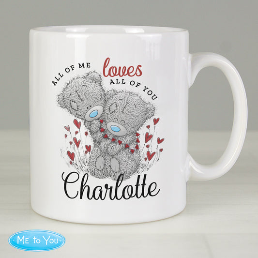 Personalised Me to You Red Hearts Mug