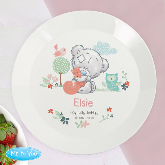 Tiny Tatty Teddy Woodland Animal Plastic Plate