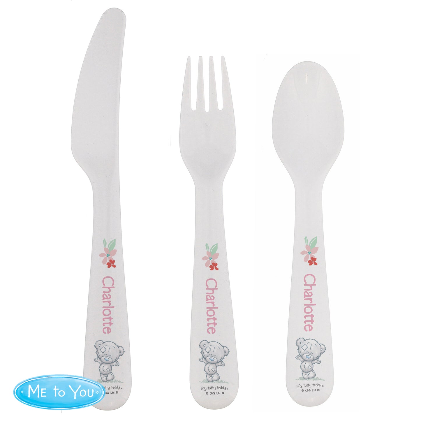 Woodland Dinner/Breakfast Set - 3PC/6PC - Pink
