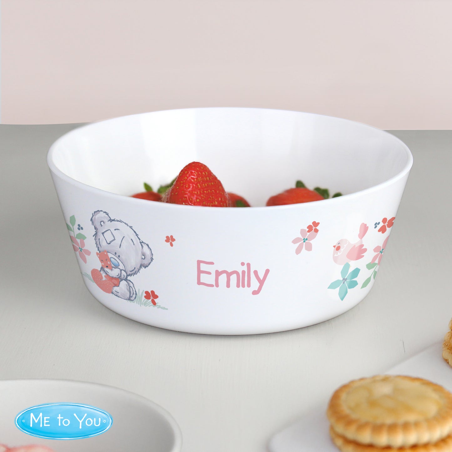 Tiny Tatty Teddy Woodland Animal Plastic Bowl