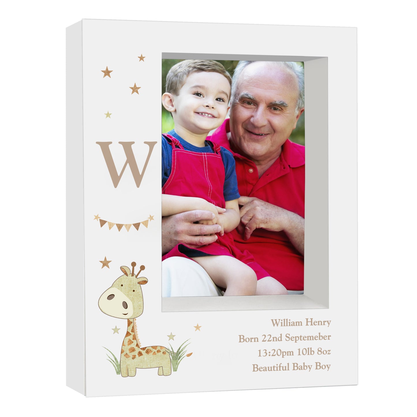 Giraffe 5x7 Box Photo Frame