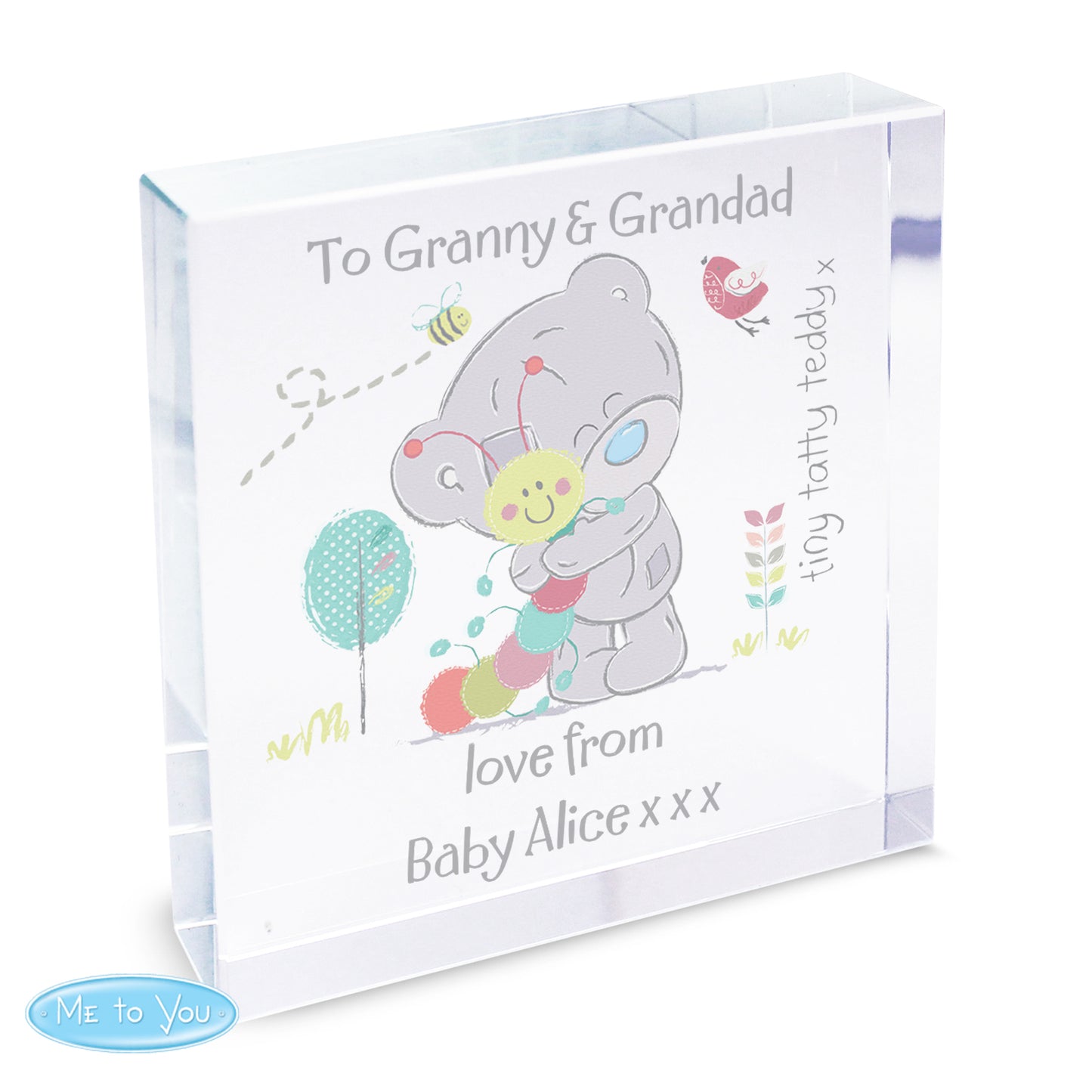 Tiny Tatty Teddy Cuddle Bug Crystal Token