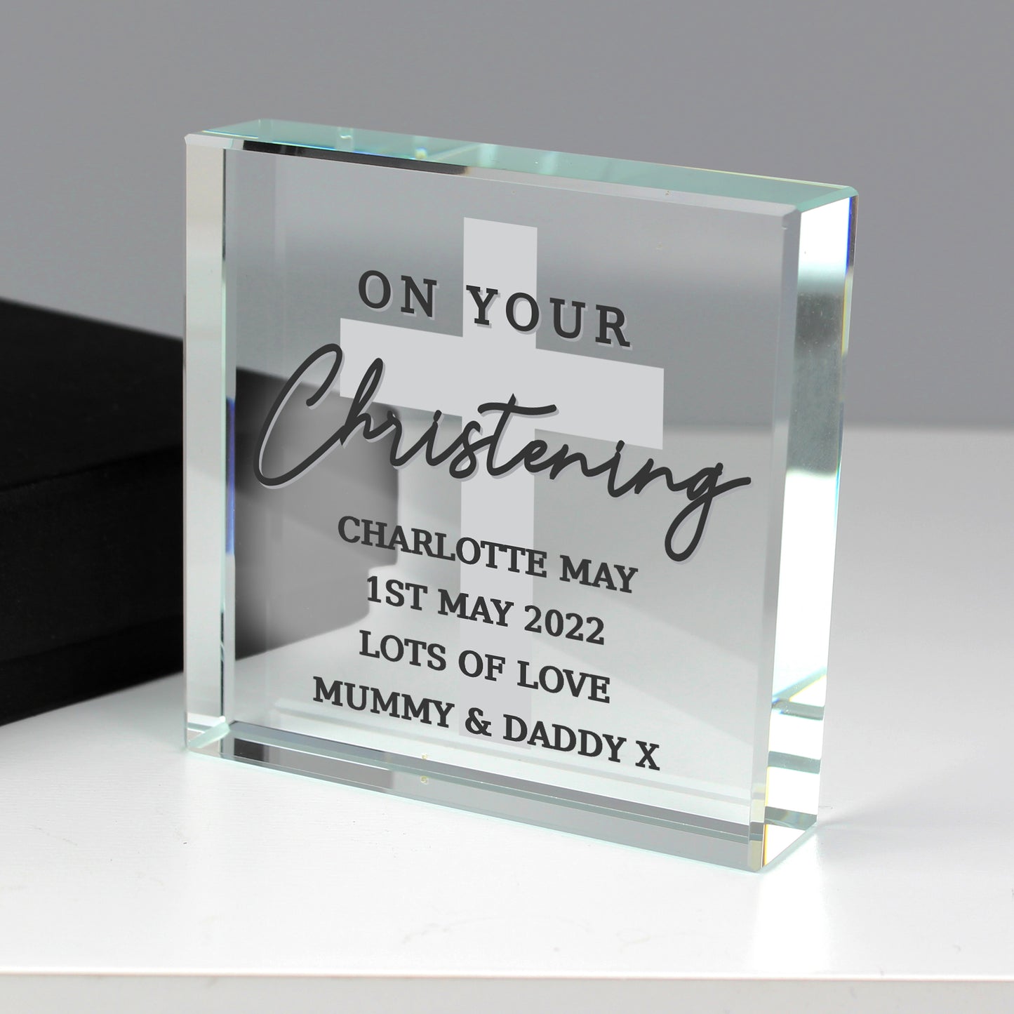 On Your Christening Crystal Token