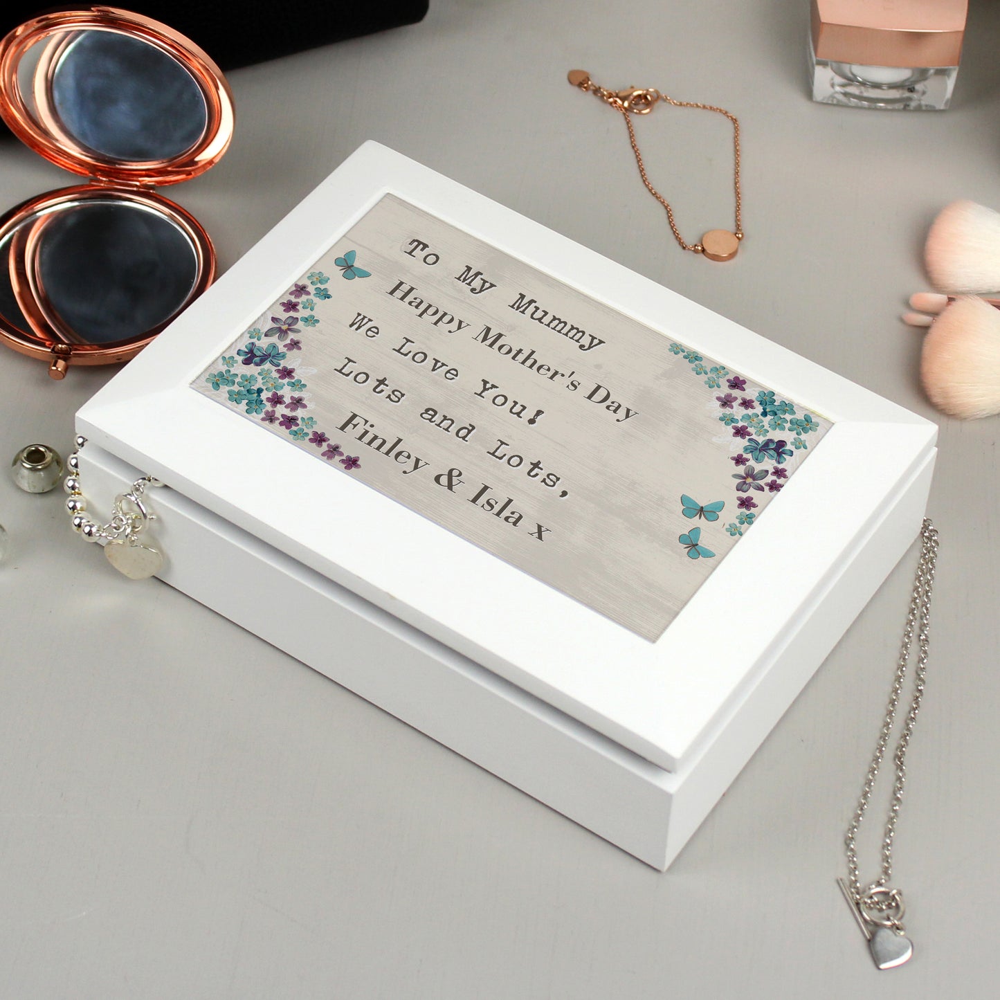 Forget me not Jewellery Box