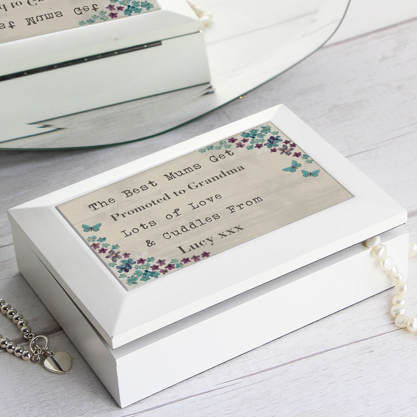 Forget me not Jewellery Box