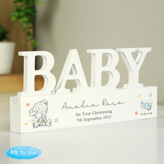 Tiny Tatty Teddy Wooden Baby Ornament